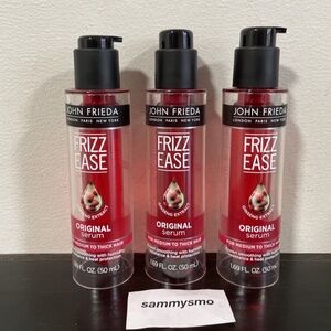 John Frieda Frizz Ease Original Serum for Medium to Thick Hair 1.69 oz x3